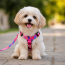 Peitoral Cachorro com Guia Regulável