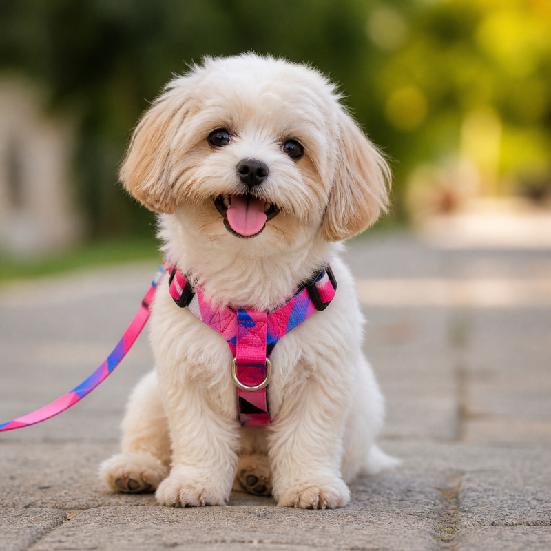 Peitoral Cachorro com Guia Regulável