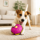 Bola Mágica Pet LED 2 em 1 Vira Disco Voador