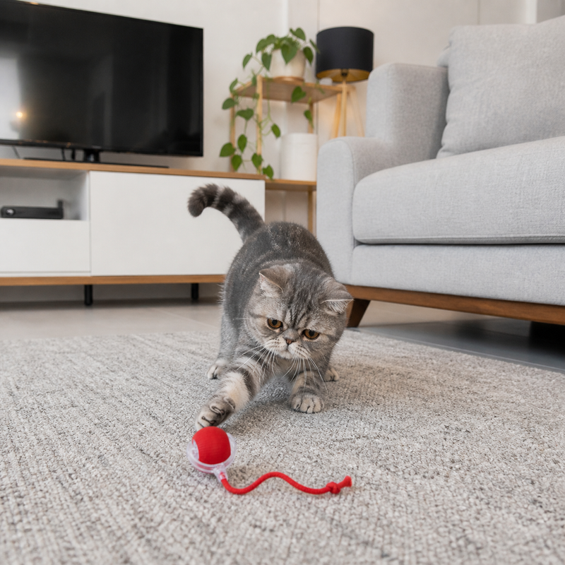 Brinquedo Inteligente Para Pet 3 em 1 Bola Automática Recarregável