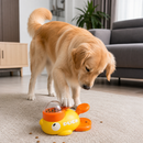 Dispensador Interativo Pet 2 em 1 Pato Amarelo