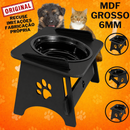 Comedouro Elevado para Cães e Gatos com Tampas | Mais Conforto na Alimentação