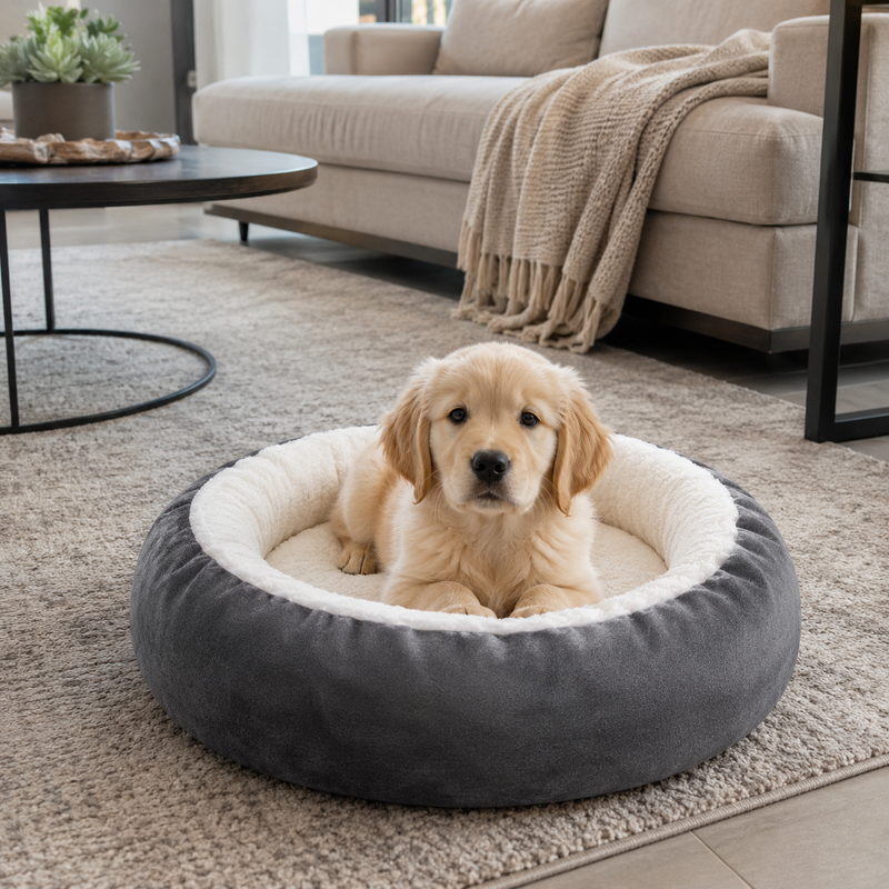 Cama Pet Sherpa Redonda
