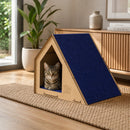 Casa com Arranhador para Gatos