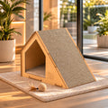 Casa com Arranhador para Gatos