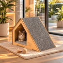 Casa com Arranhador para Gatos