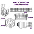 Cercado Pet para Cachorro Ajustável 100% Aço Até 12 Módulos 40x40cm