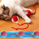 Brinquedos Inteligentes Para Gatos Bola De Rolamento Automática Cauda Falsa Recarregável Elétrico