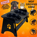 Comedouro Elevado para Cães e Gatos com Tampas | Mais Conforto na Alimentação