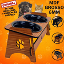 Comedouro Elevado para Cães e Gatos com Tampas | Mais Conforto na Alimentação