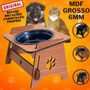 Comedouro Elevado para Cães e Gatos com Tampas | Mais Conforto na Alimentação