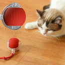 Brinquedos Inteligentes Para Gatos Bola De Rolamento Automática Cauda Falsa Recarregável Elétrico