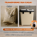 Porta Ração Ultra Resistente Vedação Completa + Pá Dosadora
