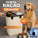 Porta Ração Ultra Resistente Vedação Completa + Pá Dosadora