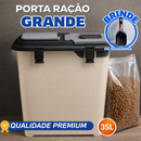 Porta Ração Ultra Resistente Vedação Completa + Pá Dosadora